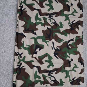 Camo Fabric  approx 56" X 38"